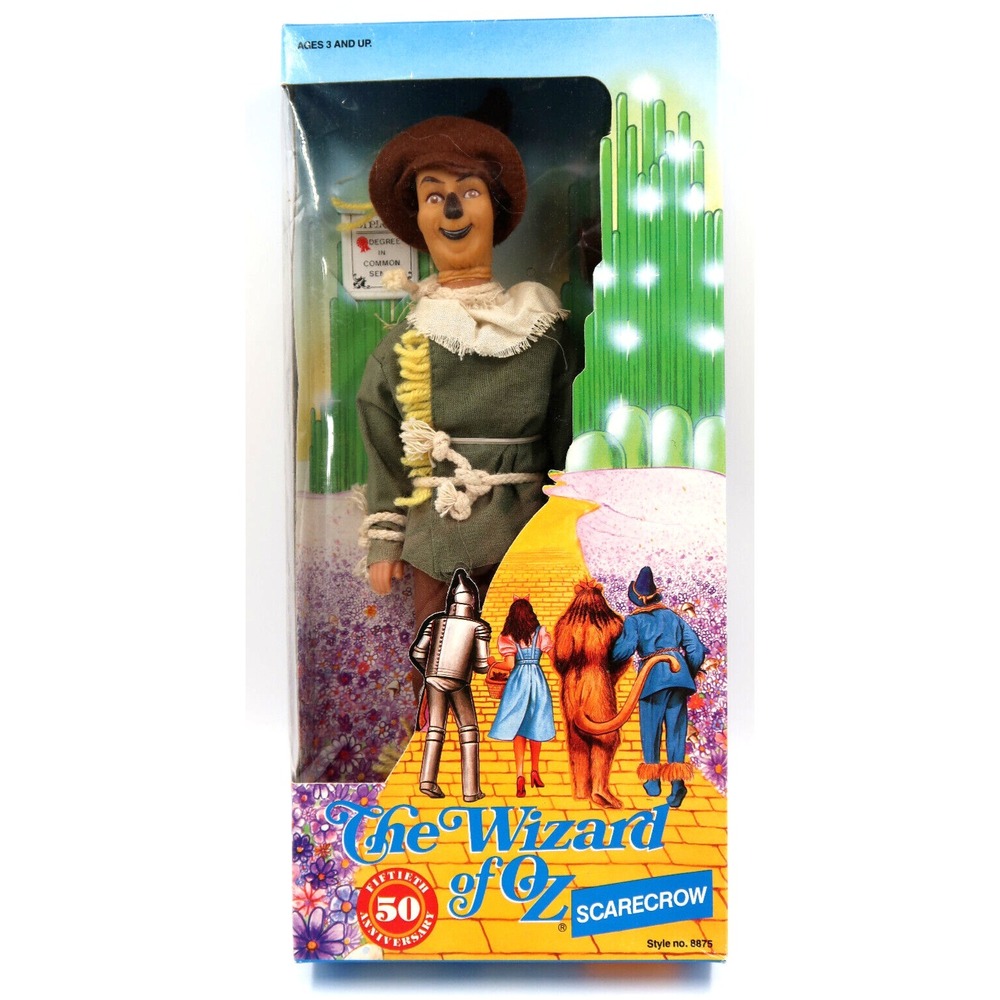 Wizard of Oz 50th Anniversary Character Doll SCARECROW 1988 Multi Toys Corp.